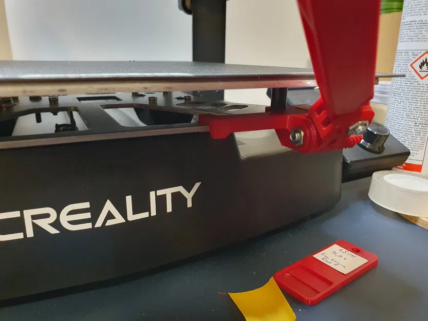 Giá đỡ GoPro gắn giường máy in Creality Ender-3 v3 SE (bản remixed mạnh hơn) - Image 3