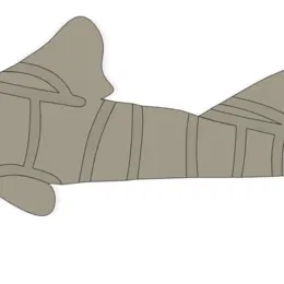 Trang Trí Tường Hình Cá Mập Tre