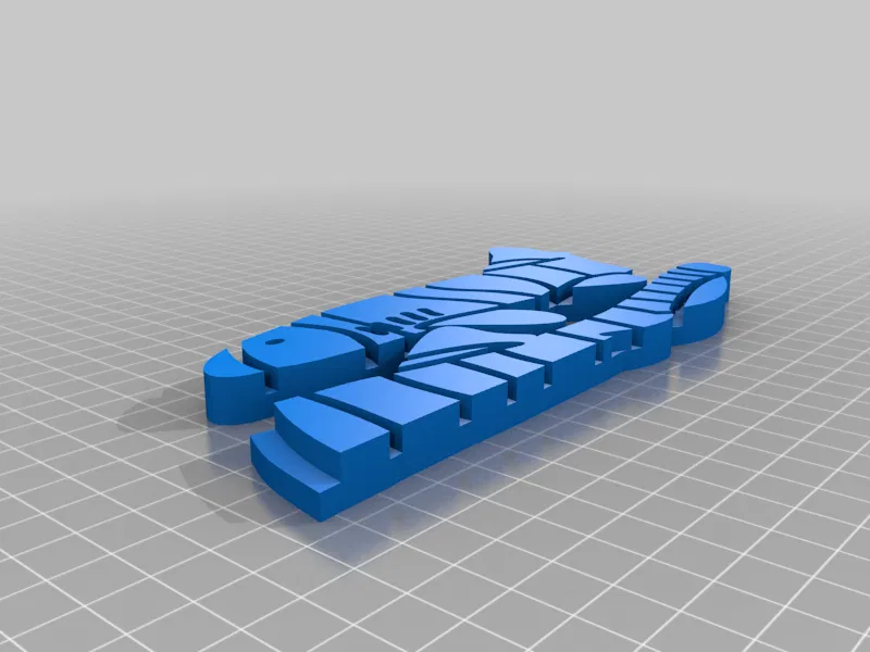 Trang Trí Tường Hình Cá Mập Tre - Image 2