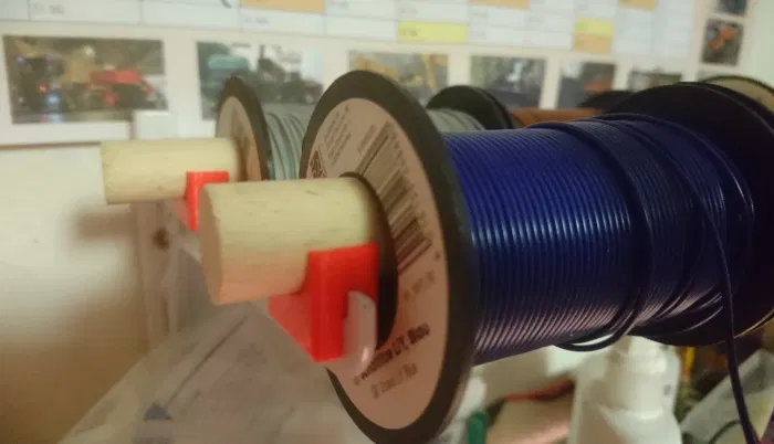 Giá đỡ cuộn dây cáp cho kệ tường - Image 2