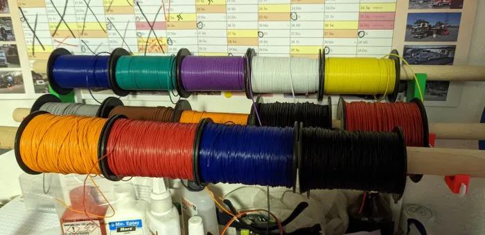 Giá đỡ cuộn dây cáp cho kệ tường - Image 3