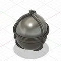 Quả cầu Giáng sinh có quạt tạo hiệu ứng tuyết rơi - Thumbnail 5
