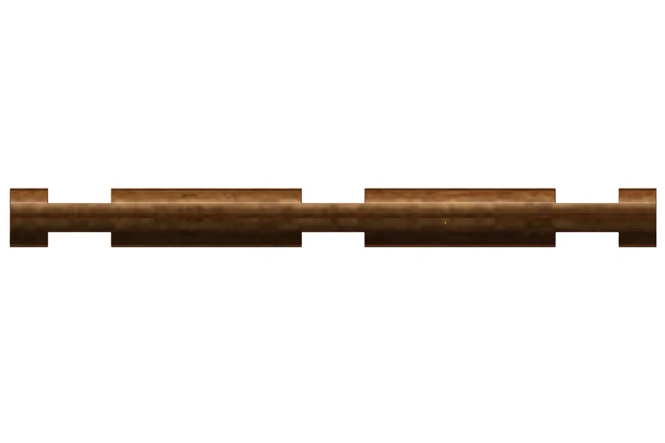 Mô Hình In 3D: Mảnh Lincoln Log Cổ Điển Rộng Gấp Ba - Image 3