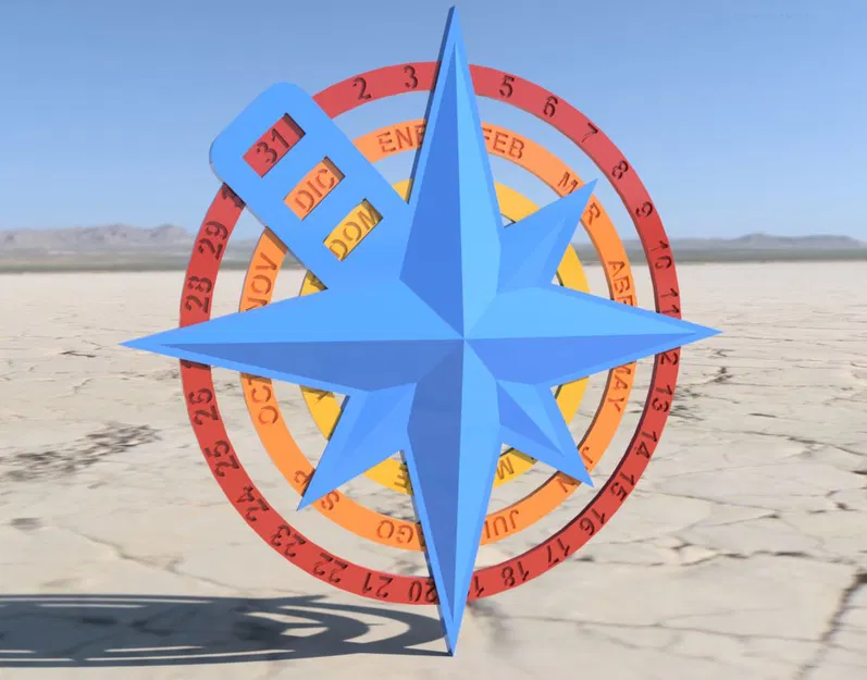 Lịch Vòng Xoay Hoa Hồng Vạn Niên và/hoặc Mặt Epi - Image 2