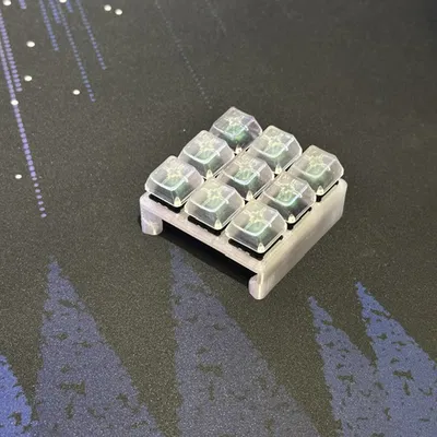 Macropad 3x3 cho Cherry MX switches có USB-C