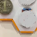 Kẹp Trang Trí Cho Đế Giữ Huy Chương Hình Lục Giác - Thumbnail 2