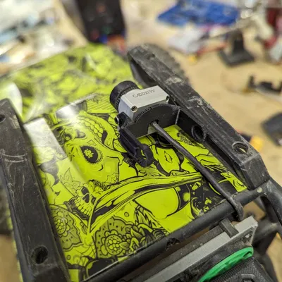 Ngàm Gắn Camera DJI FPV Air Unit Caddx Pan-Tilt-Fork 19mm