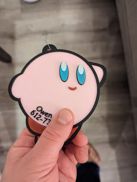 Thẻ Đeo Túi Kirby - Image 1