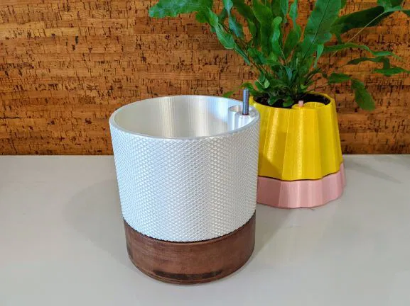 Chậu Cây Tự Tưới Theo Thông Số Có Chỉ Báo Mực Nước - Image 2