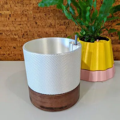 Chậu Cây Tự Tưới Theo Thông Số Có Chỉ Báo Mực Nước