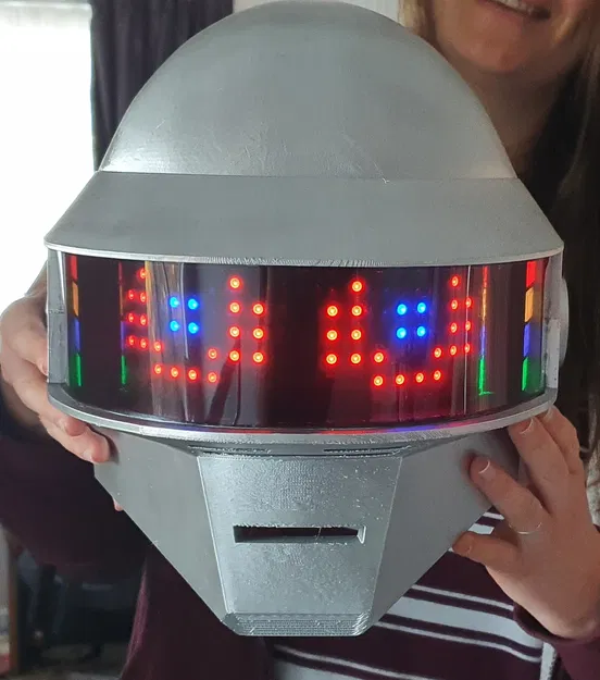 Mô hình nón Daft Punk có đèn LED - Image 2