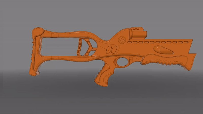 Mô Hình 3D Súng Nerf Kenner Crossbow 1995 - Image 2