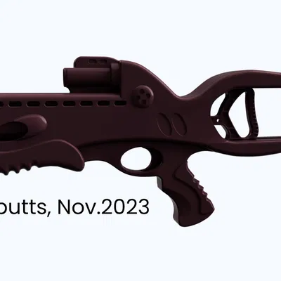 Mô Hình 3D Súng Nerf Kenner Crossbow 1995