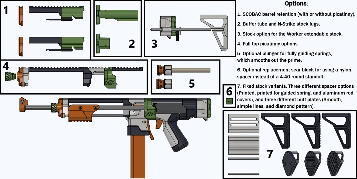 Pump Skewer (v2) - Nerf Blaster Tự Chế - Image 4