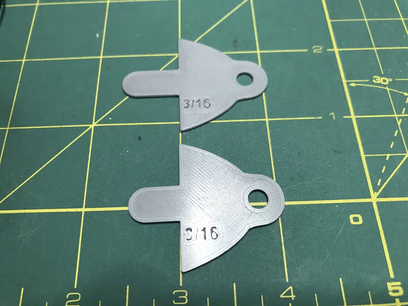 Lá 3/16" Chỉnh Sửa Cho Thước Đo Bán Kính Hoàng Gia - Image 1