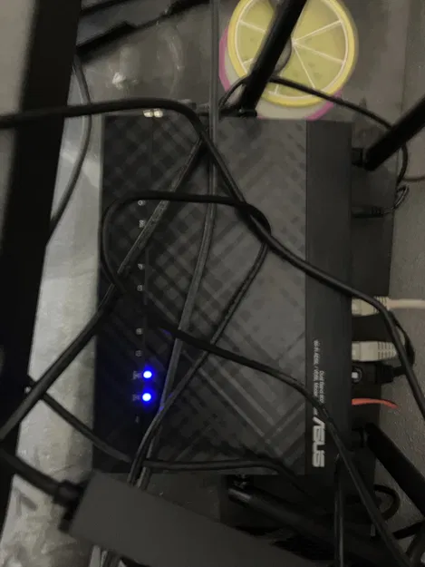 Vỏ Che Đèn Báo Router ASUS DSL-AC55U - Image 1