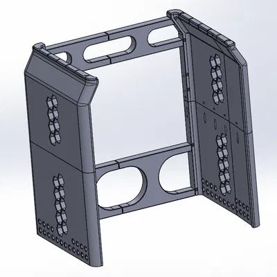 Giá đỡ AMS xếp chồng CHƯA được kiểm tra đầy đủ