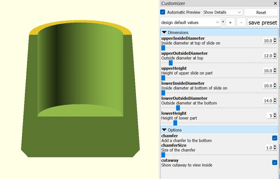 Máy tạo chân bàn (OpenSCAD) - Image 4