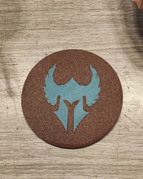 Đế Lót Ly Biểu Tượng Paladin D&D - Image 1