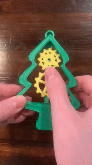 Móc Trang Trí Cây Thông Noel Bánh Răng