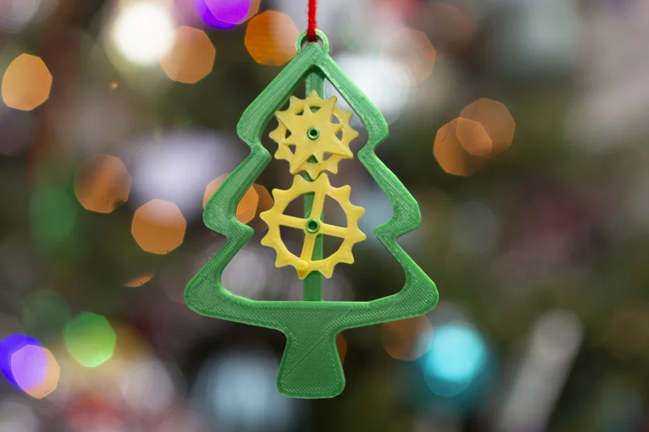 Móc Trang Trí Cây Thông Noel Bánh Răng - Image 4