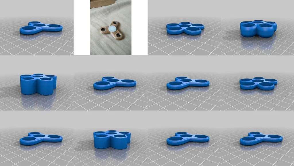 Đồ Chơi Spinner Kiểu Parametric (Có cạnh bo tròn) - Image 1