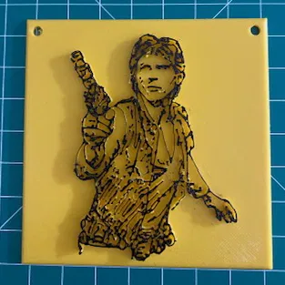 Tranh Han Solo Treo Tường