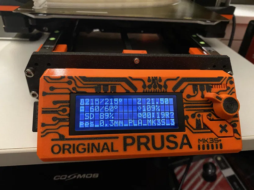 Vỏ Màn Hình Tích Hợp Mạch (MMU) cho Prusa MK3s+ - Image 1