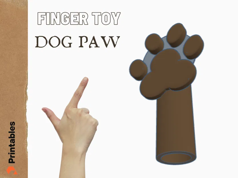 Bàn Chân Chó | Đồ Chơi Ngón Tay - Image 1