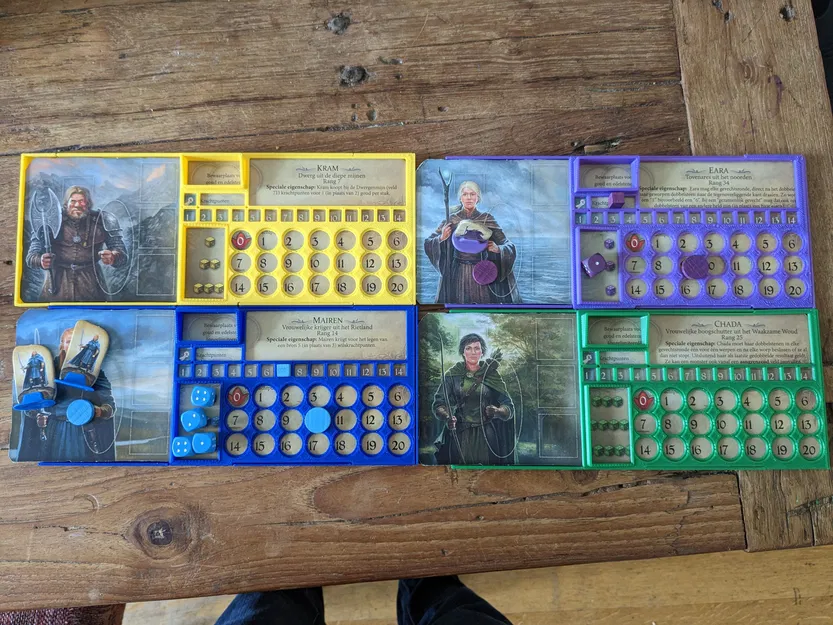 Bìa Bảng Nhân Vật Legends of Andor - Image 2