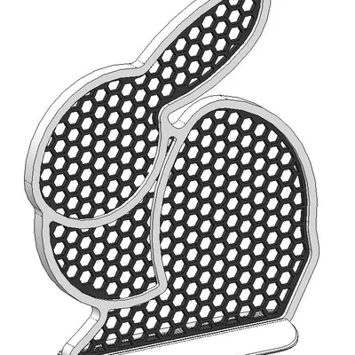 Giá Đựng Bông Tai Hình Thỏ