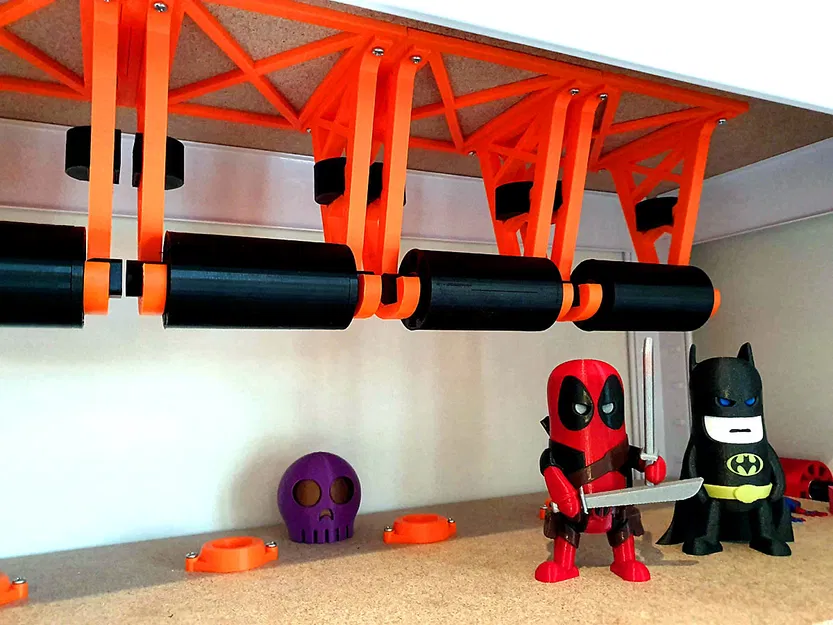 Giá đỡ cuộn dây tự thu dưới gầm kệ MMU - Image 1