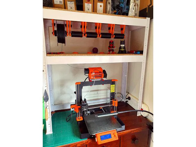 Giá đỡ cuộn dây tự thu dưới gầm kệ MMU - Image 3