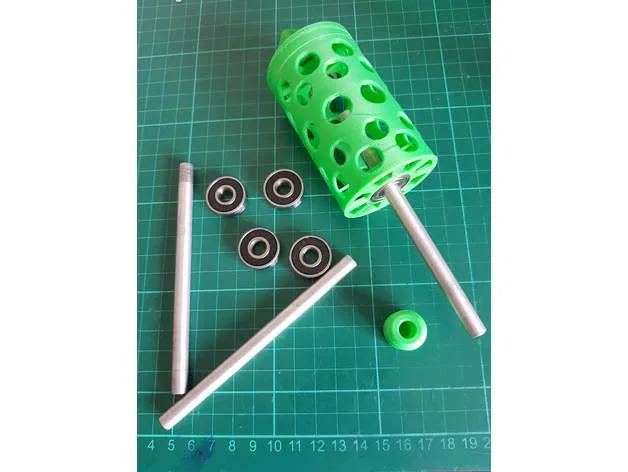 Giá đỡ cuộn dây tự thu dưới gầm kệ MMU - Image 6