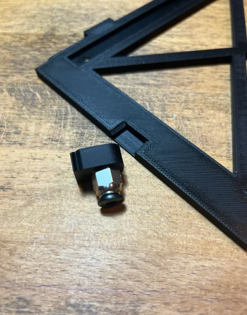 Đầu nối ống PTFE và ren vuông cho giá treo cuộn dây dưới kệ với - Image 2