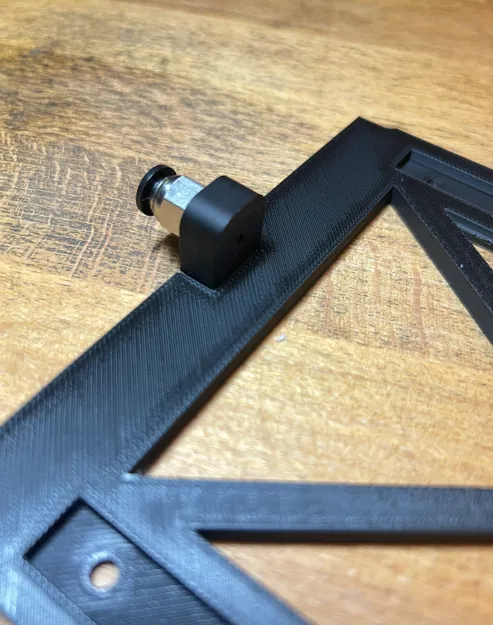 Đầu nối ống PTFE và ren vuông cho giá treo cuộn dây dưới kệ với - Image 3