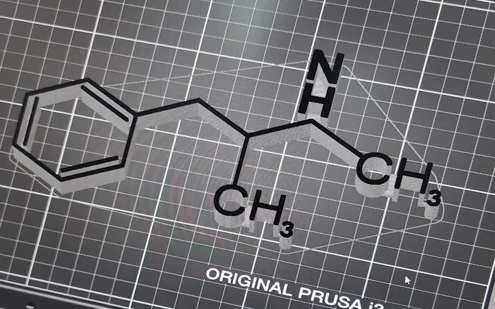 Mô Hình Phân Tử Methamphetamine - Image 1