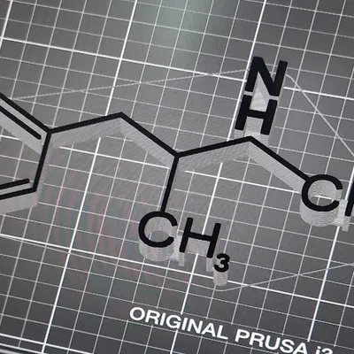 Mô Hình Phân Tử Methamphetamine