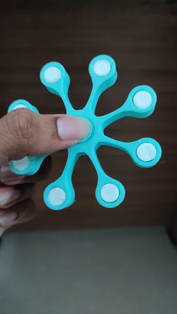 Cây quay con quay hình bông tuyết | In 100% 3D - Image 3