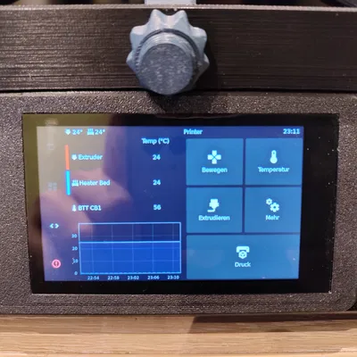 Khung Gắn Màn Hình LCD Waveshare 3.5inch 480x800 cho Anycubic i3 Mega