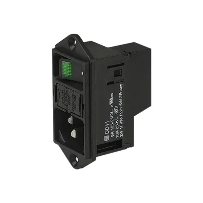 Tấm Gắn Công Tắc Nguồn & LED Schurter DD11 cho V-CORE 3.1