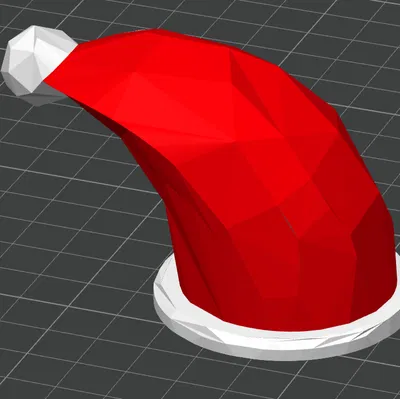 Mũ Noel Phong Cách Low Poly