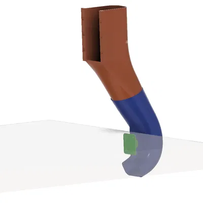 Máng lọc Bambu (Poop Chute) có Máng Trả cho Bàn Ikea Lack