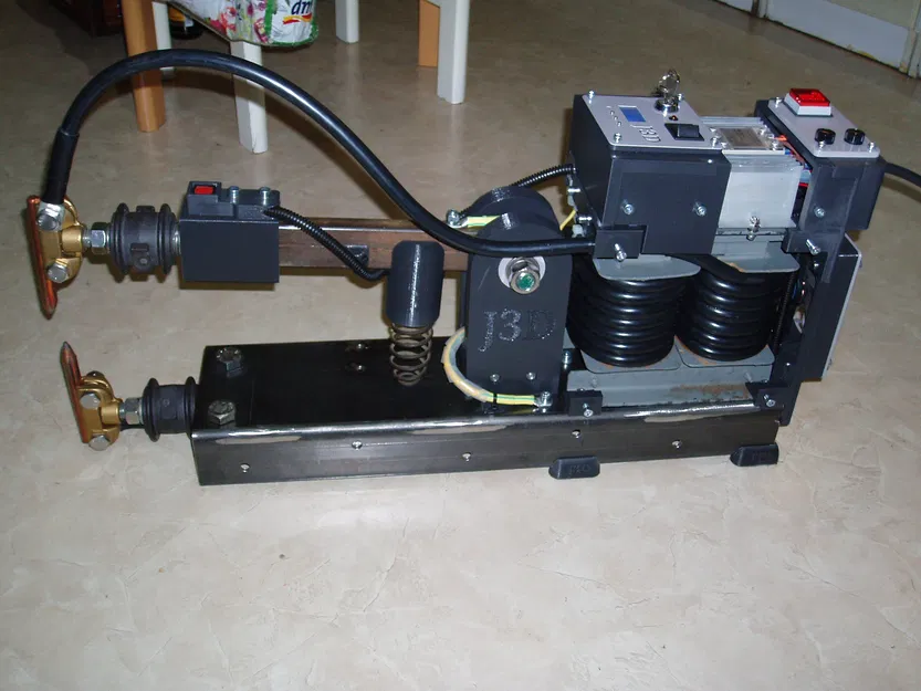 Kẹp Lò Xo Nam Châm Cho Thanh Vuông 40x20mm - Image 1