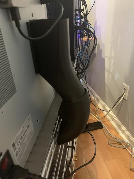 Máng xả rác Bambu (poop chute) có máng trả về cho kệ dây - Image 3