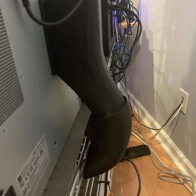 Máng xả rác Bambu (poop chute) có máng trả về cho kệ dây