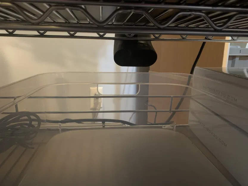 Máng xả rác Bambu (poop chute) có máng trả về cho kệ dây - Image 4