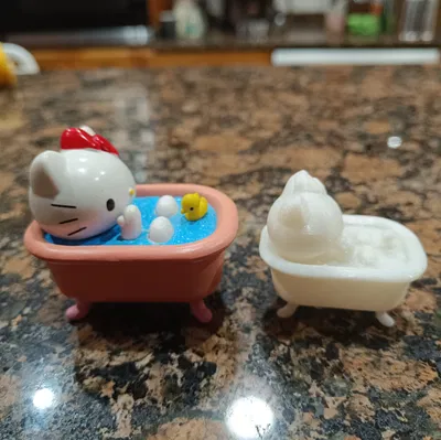 Hello Kitty Đi Tắm