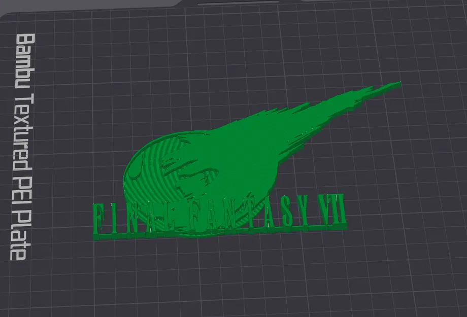 Logo Final Fantasy 7 Nhiều Màu - Image 2