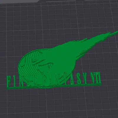 Logo Final Fantasy 7 Nhiều Màu